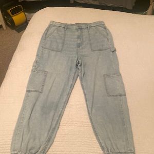 American Eagle denim joggers…very soft…never worn…size 16